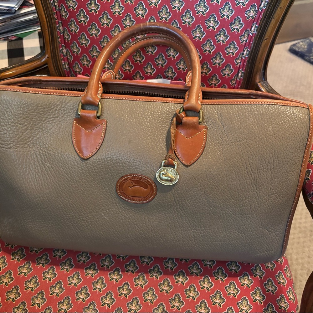 Dooney & Bourke Brown Leather Briefcase